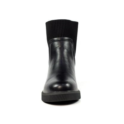 Lunar Tara Black Wedge Boot