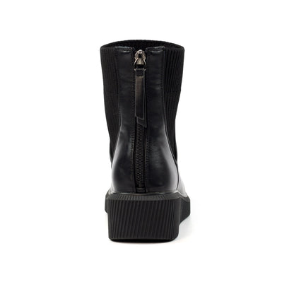 Lunar Tara Black Wedge Boot