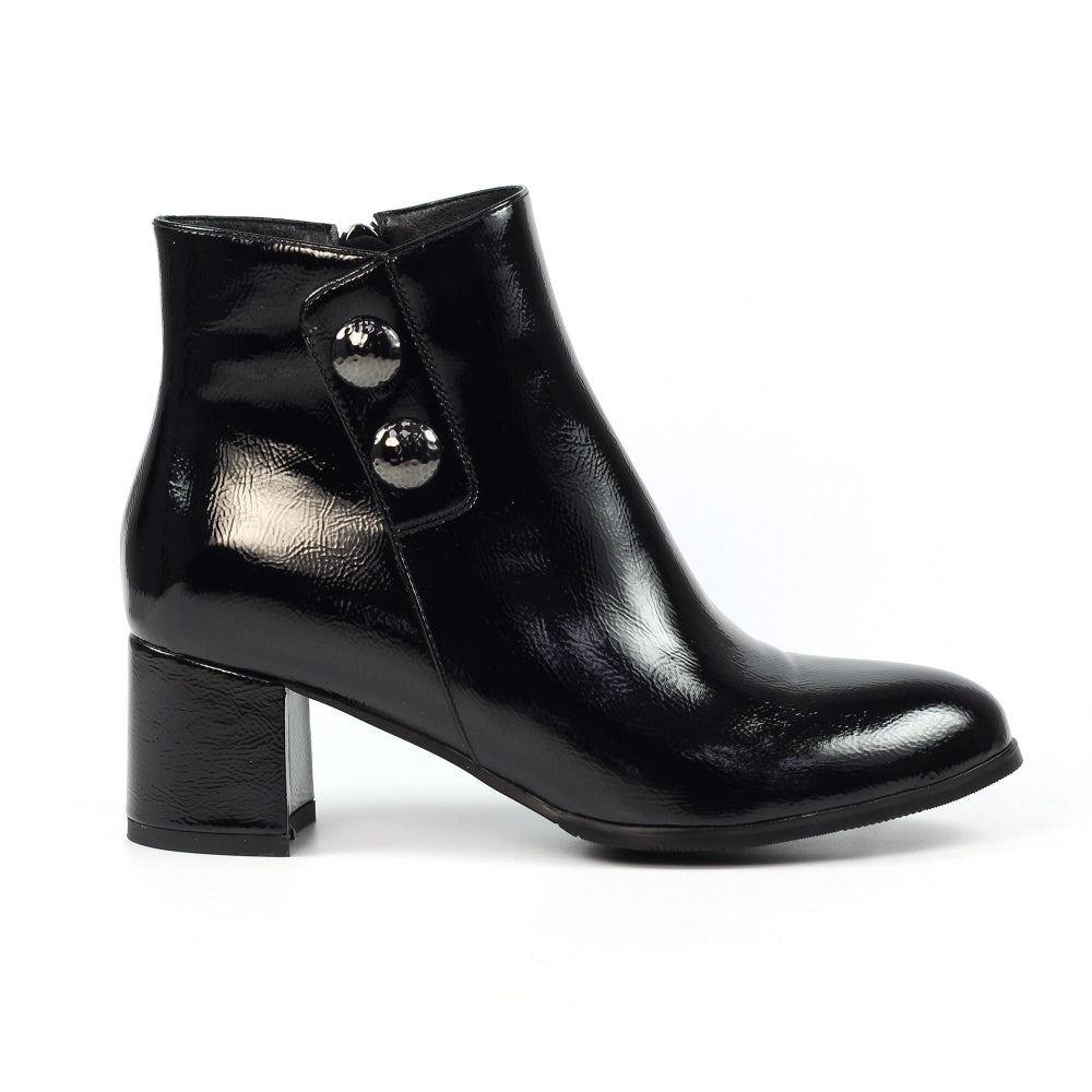 Lunar Tegan Black Ankle Boot