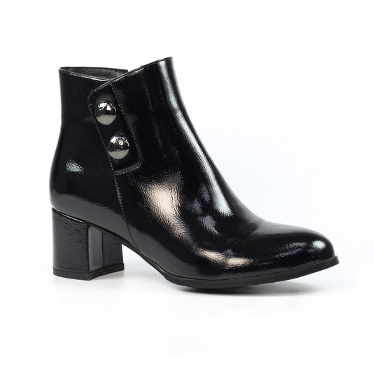 Lunar Tegan Black Ankle Boot