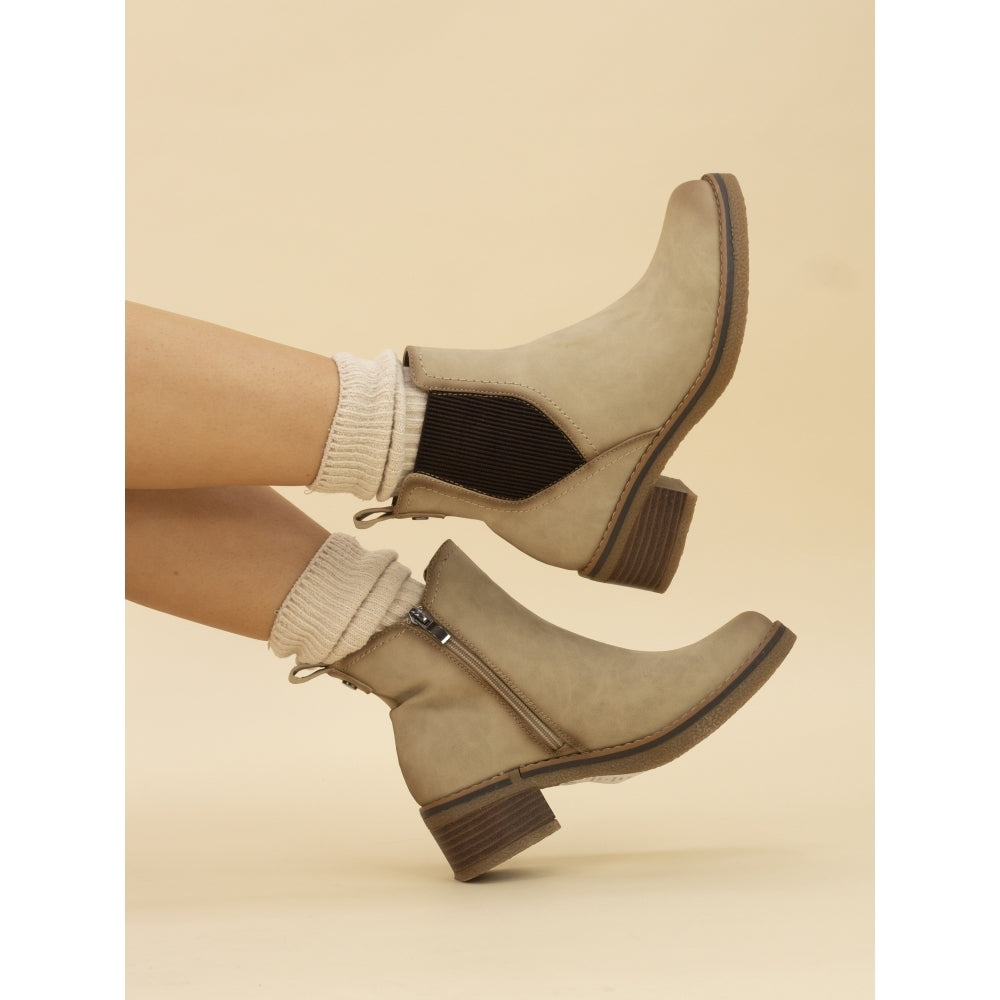 Lunar Tonia Beige Ankle Boot