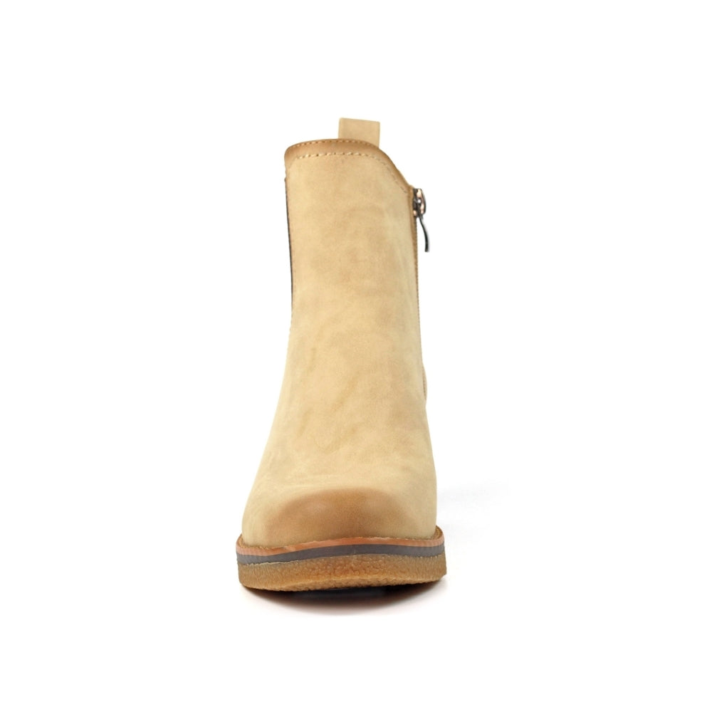 Lunar Tonia Beige Ankle Boot