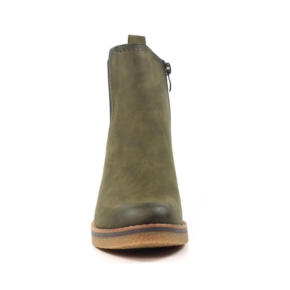 Lunar Tonia Green Ankle Boot