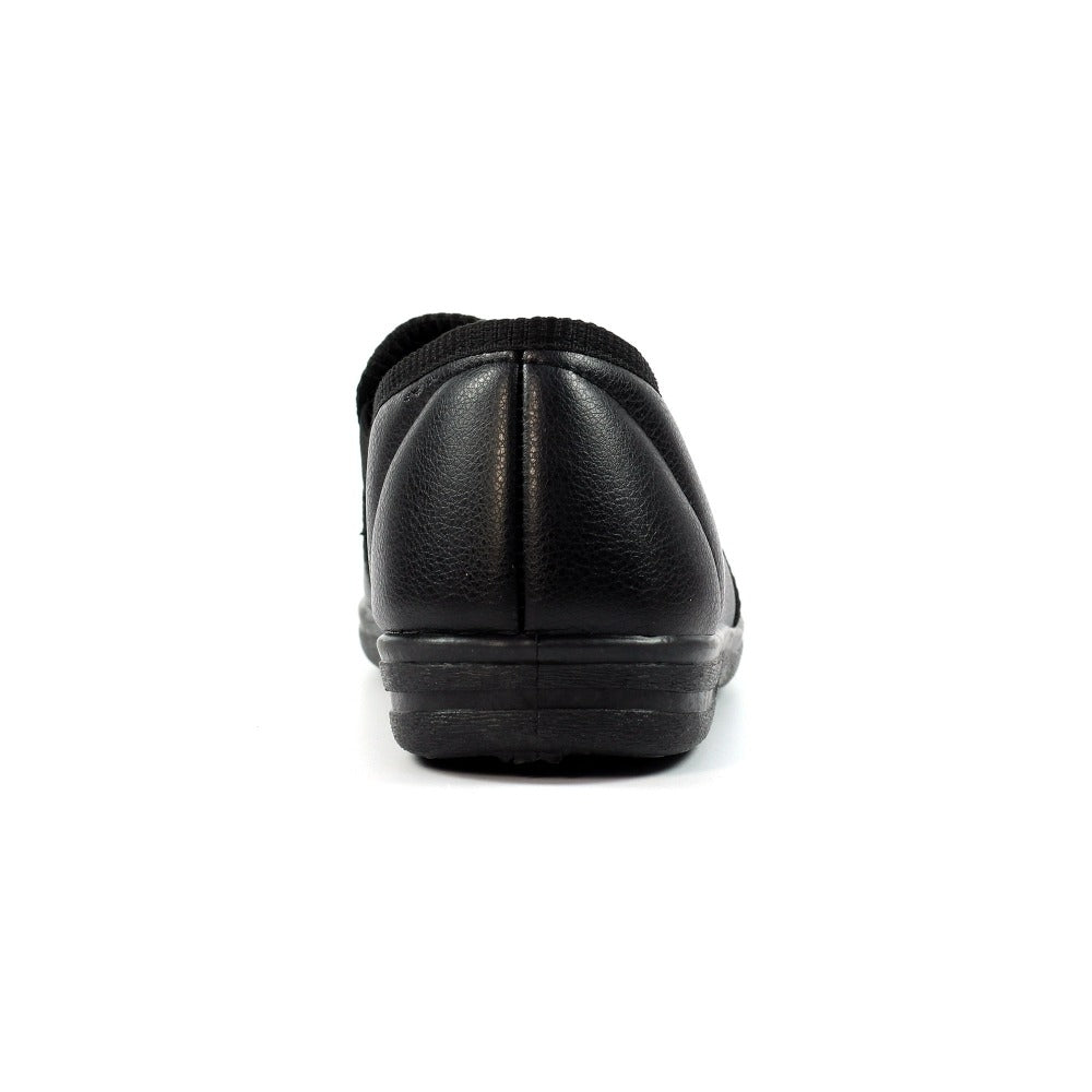 Lazy Dogz Trent Black Slippers