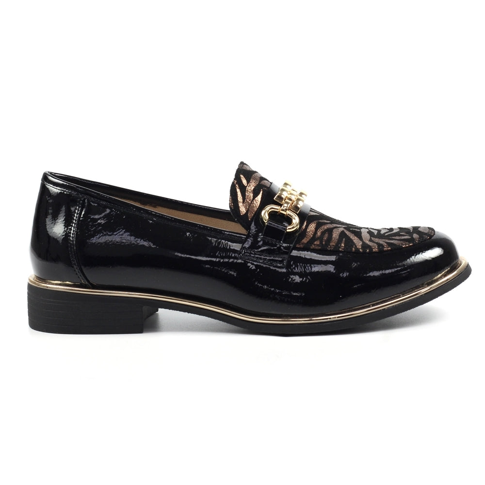 Lunar Wade Gold Animal Print Shoe