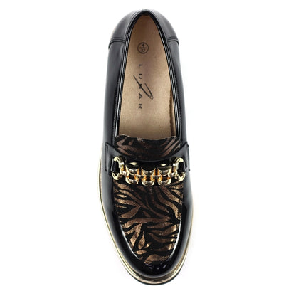 Lunar Wade Gold Animal Print Shoe