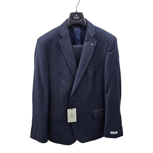 Magee 43588 Liffey Blue Stripe 2 Piece Suit