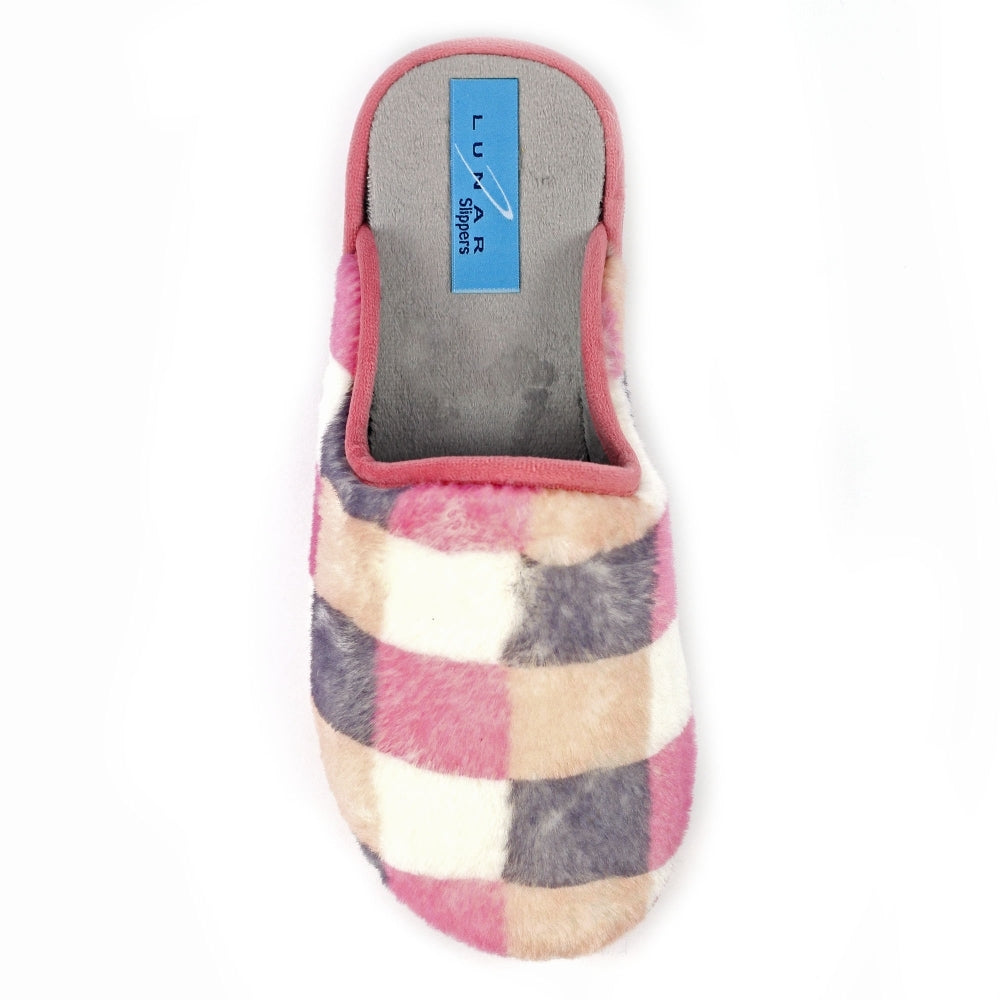 Lunar Yasmina Pink Mule Slipper