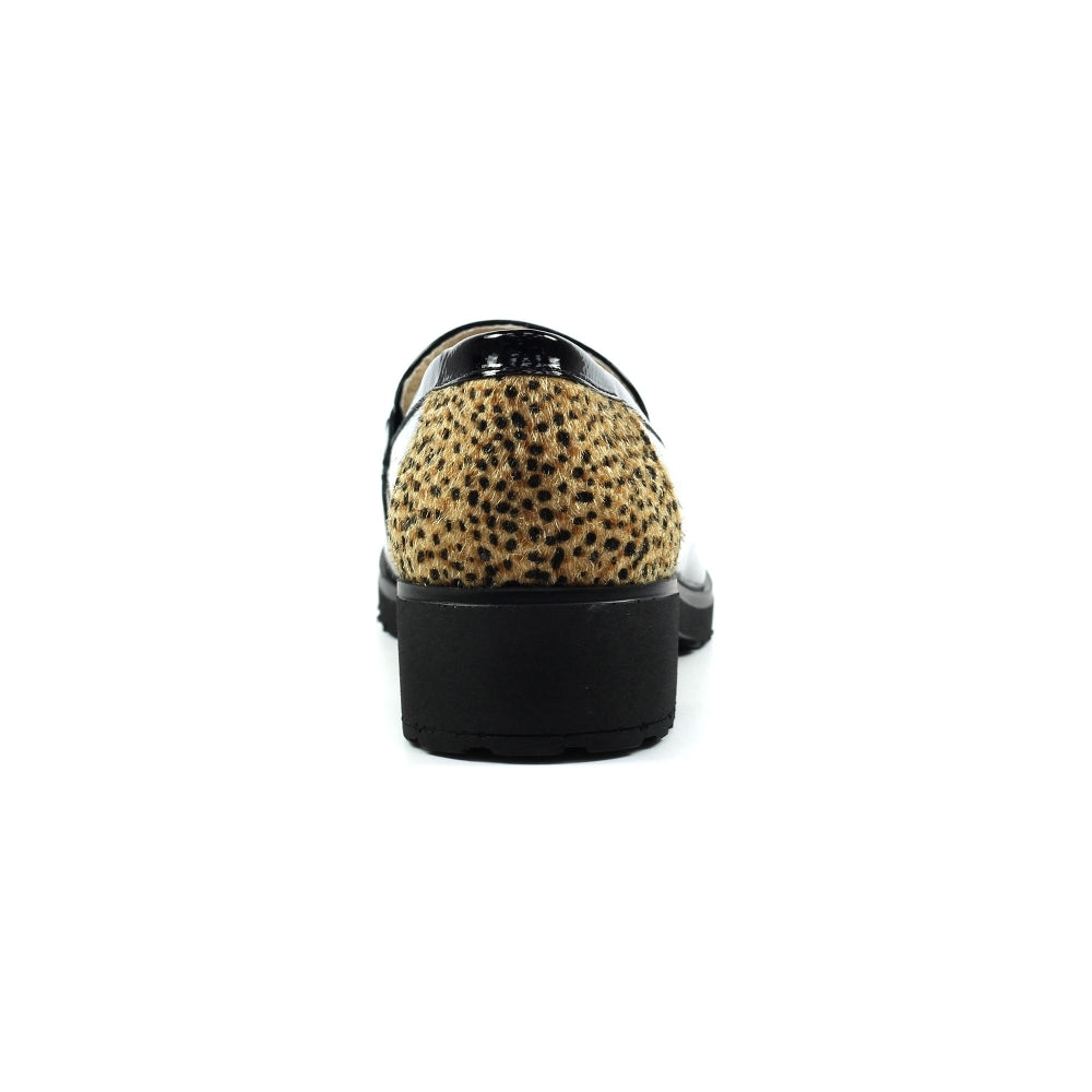 Lunar Zora Gold Animal Print Shoe