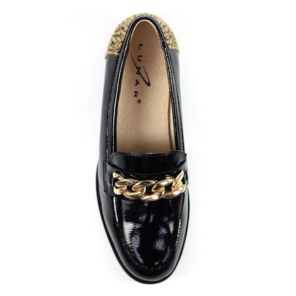 Lunar Zora Gold Animal Print Shoe