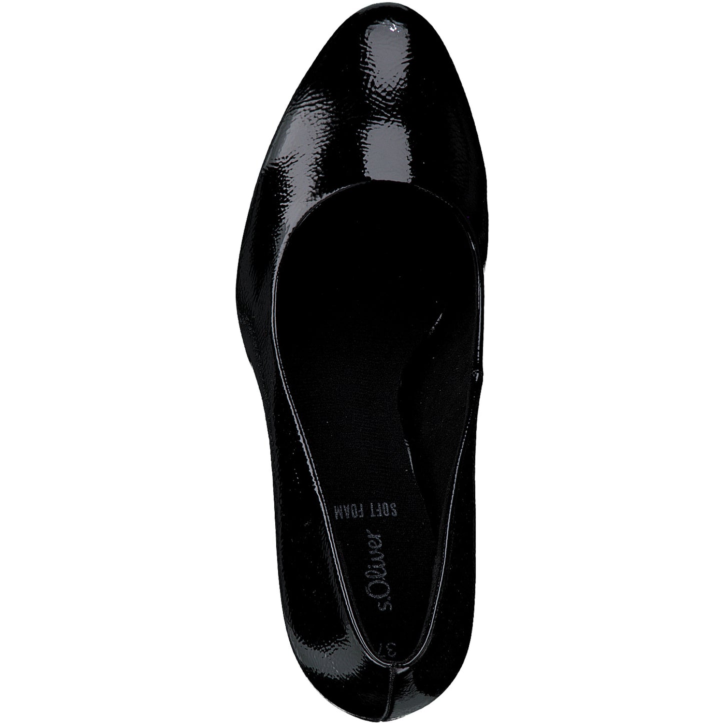S Oliver 5-5-22401-20 018 Black Patent Dress Shoes