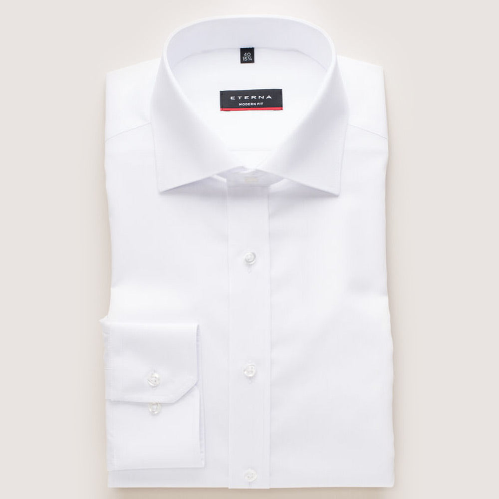 Eterna 1100 00 X19K White Modern Fit Shirt