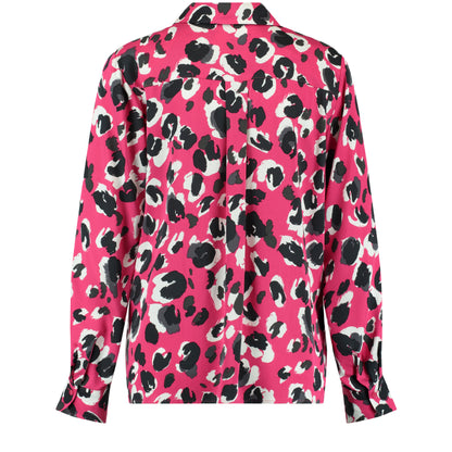 Taifun 460420 11210 3402 Luminous Pink Pattern Blouse