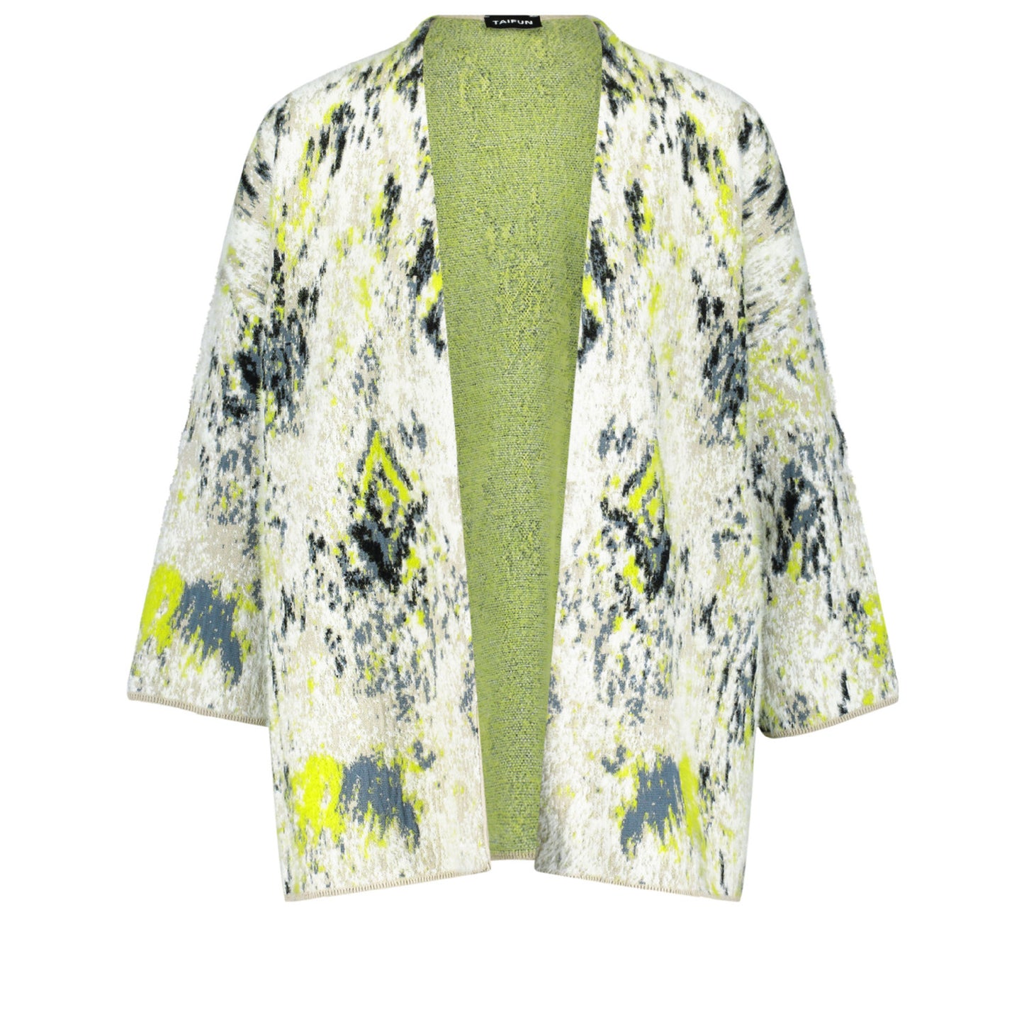 Taifun 232008 15316 8642 Foggy Air Print Knit Jacket