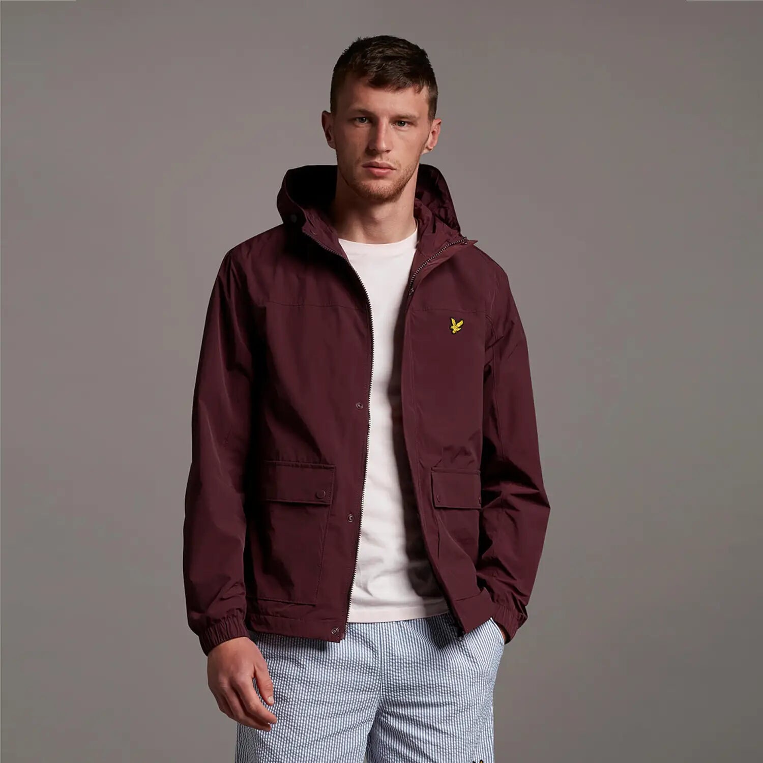 Burgundy lyle and hot sale scott jacket