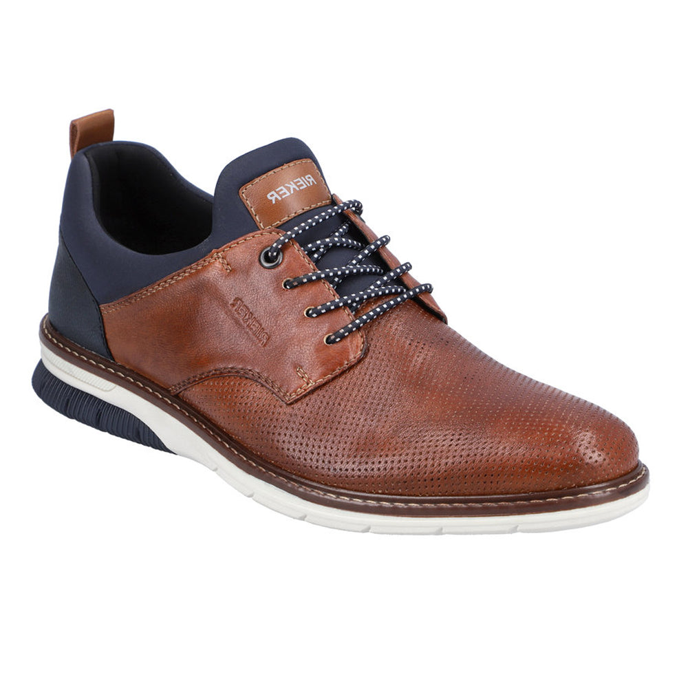 Rieker 14450-22 Tan/Navy Casual Shoes