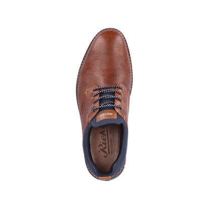 Rieker 14450-22 Tan/Navy Casual Shoes