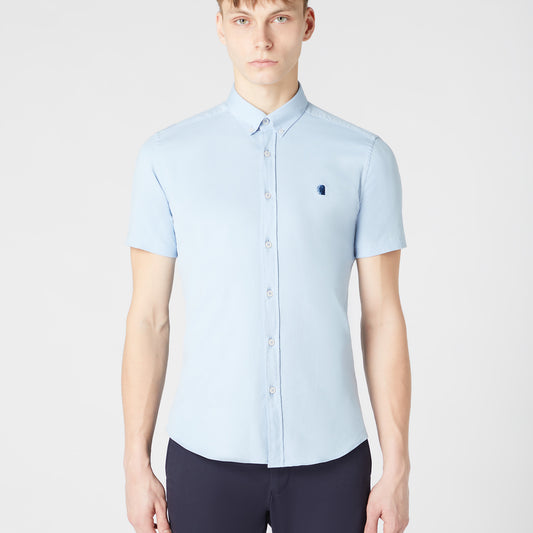 Remus Uomo 13570SS 22 Light Blue Slim/Ashton Long Sleeve Casual Shirt