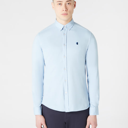 Remus Uomo 13570 22 Light Blue Slim/Ashton Long Sleeve Casual Shirt