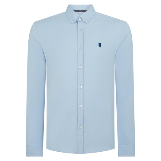 Remus Uomo 13570 22 Light Blue Slim/Ashton Long Sleeve Casual Shirt