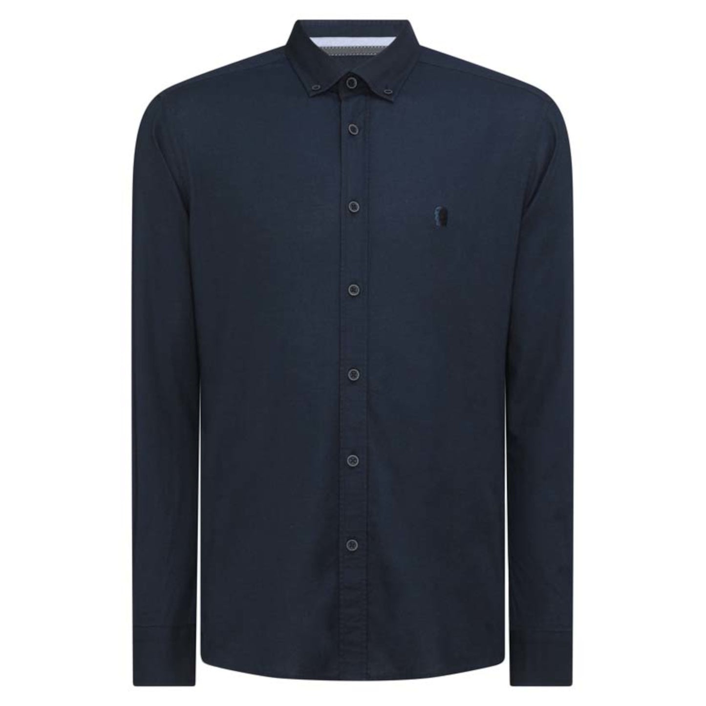 Remus Uomo 13600 78 Navy Tapered Long Sleeve Oxford Shirt
