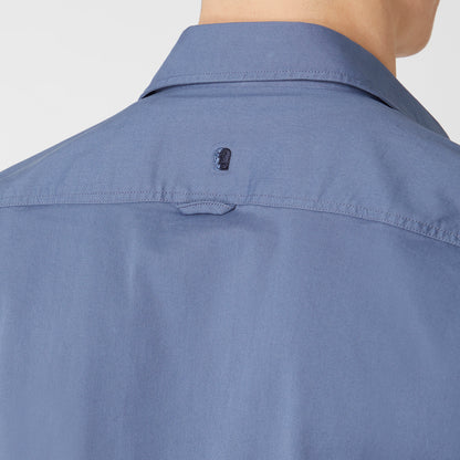 Remus Uomo 13720 25 Blue Overshirt Parker Cotton Casual Shirt