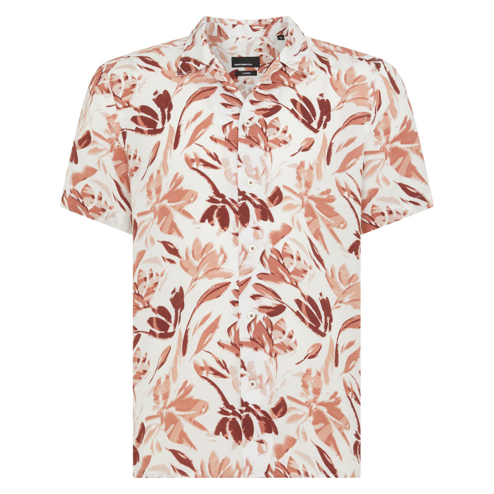 Remus Uomo 13745SS 16 Pink Tapered/Paolo Long Sleeve Casual Shirt
