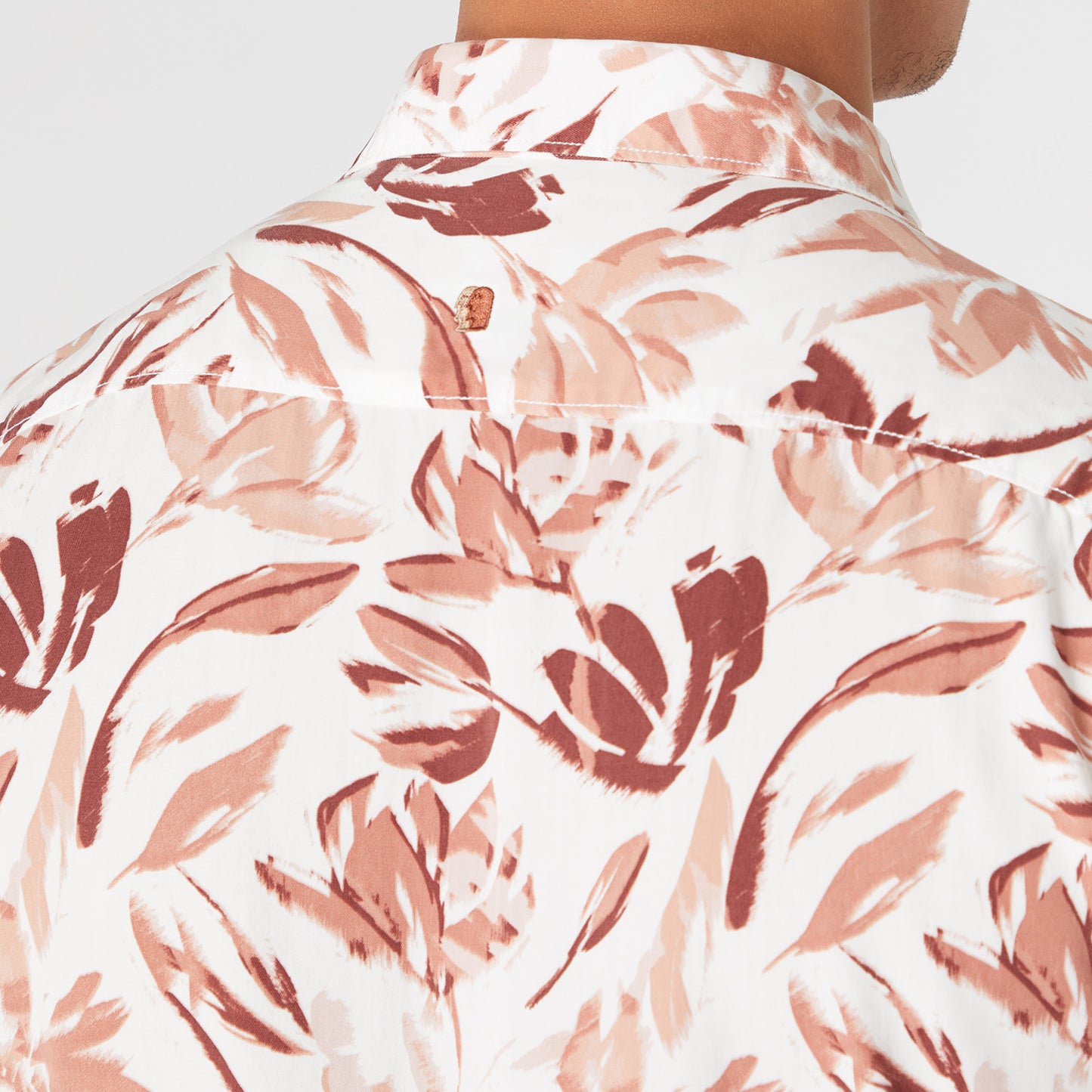 Remus Uomo 13745SS 16 Pink Tapered/Paolo Long Sleeve Casual Shirt