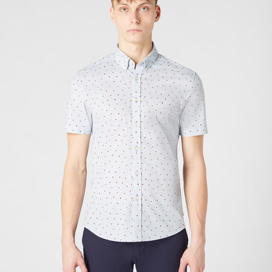 Remus Uomo 13754SS 22 Light Blue Slim/Ashton Long Sleeve Casual Shirt