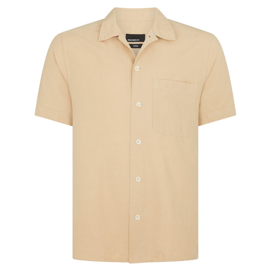 Remus Uomo 13757SS 93 Beige Tapered/Paolo Long Sleeve Casual Shirt