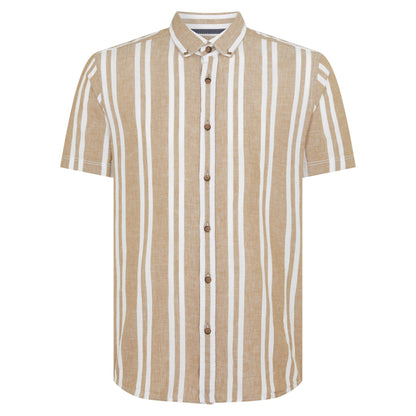 Remus Uomo 13761SS 93 Oatmeal Tapered/Parker Long Sleeve Casual Shirt