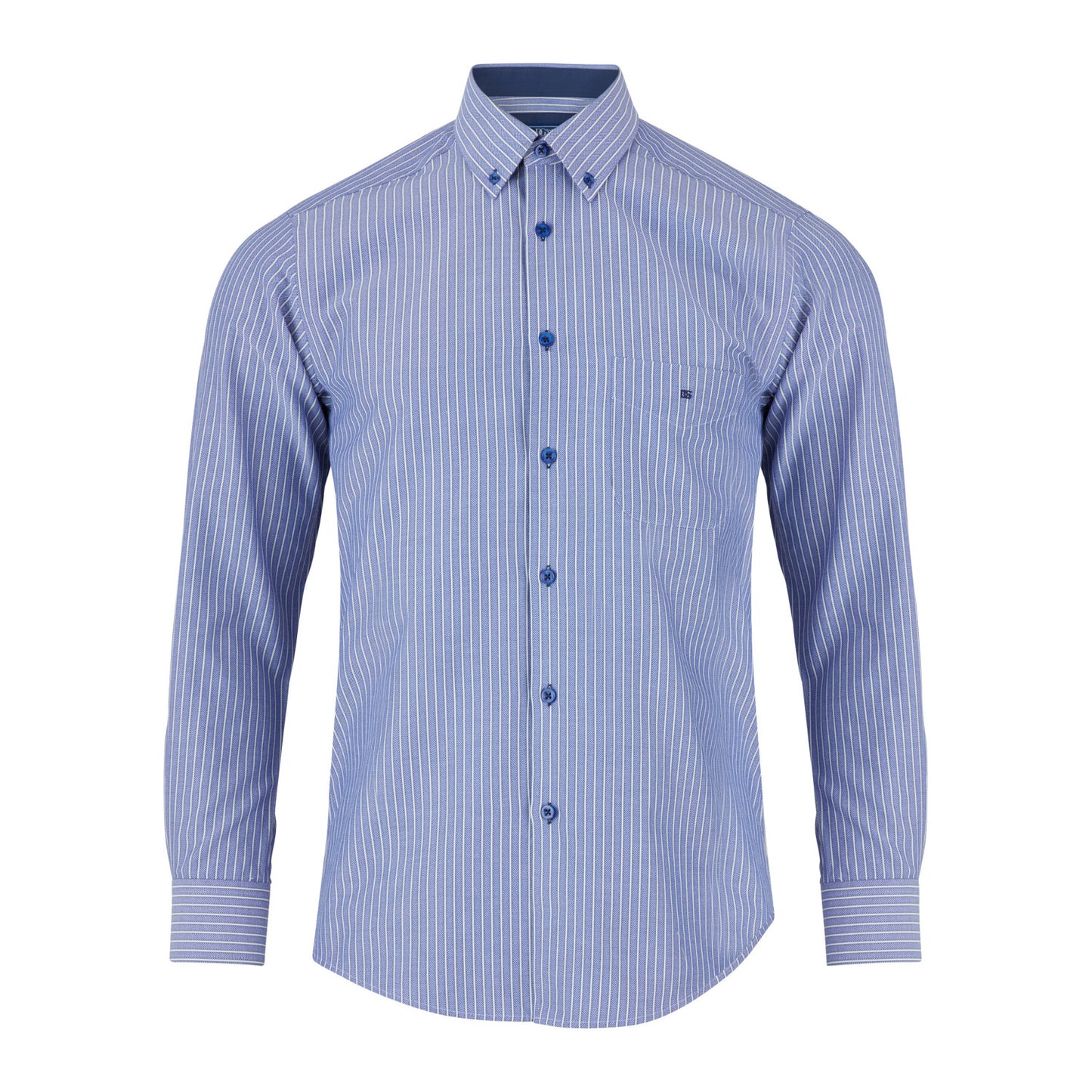 Drifter 14417 24 Blue Regular/Ivano Casual Shirt