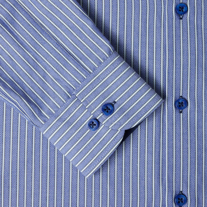 Drifter 14417 24 Blue Regular/Ivano Casual Shirt