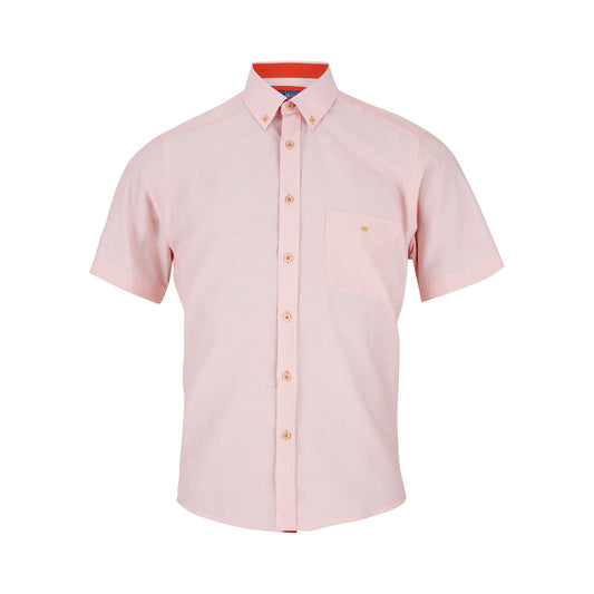 Drifter 14434SS 56 Orange Regular/Ivano Short Sleeve Casual Shirt