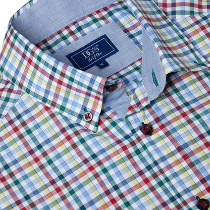 Drifter 14440SS 65 Red Regular/Ivano Short Sleeve Casual Shirt