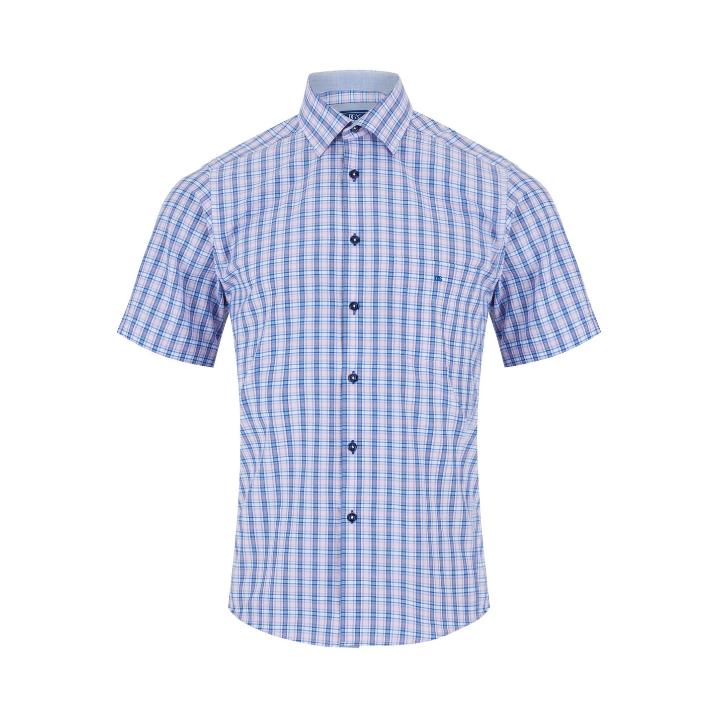 Drifter 14441SS 61 Light Pink Geneva/Giovanni Short Sleeve Casual Shirt
