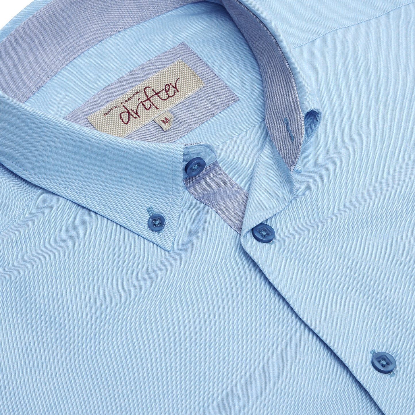 Drifter 15178SS 21 Light Blue Regular/Ivano Short Sleeve Casual Shirt