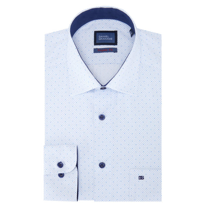 Daniel Grahame 15642T 12 Blue Geneva/F Ramsay Dress Shirt
