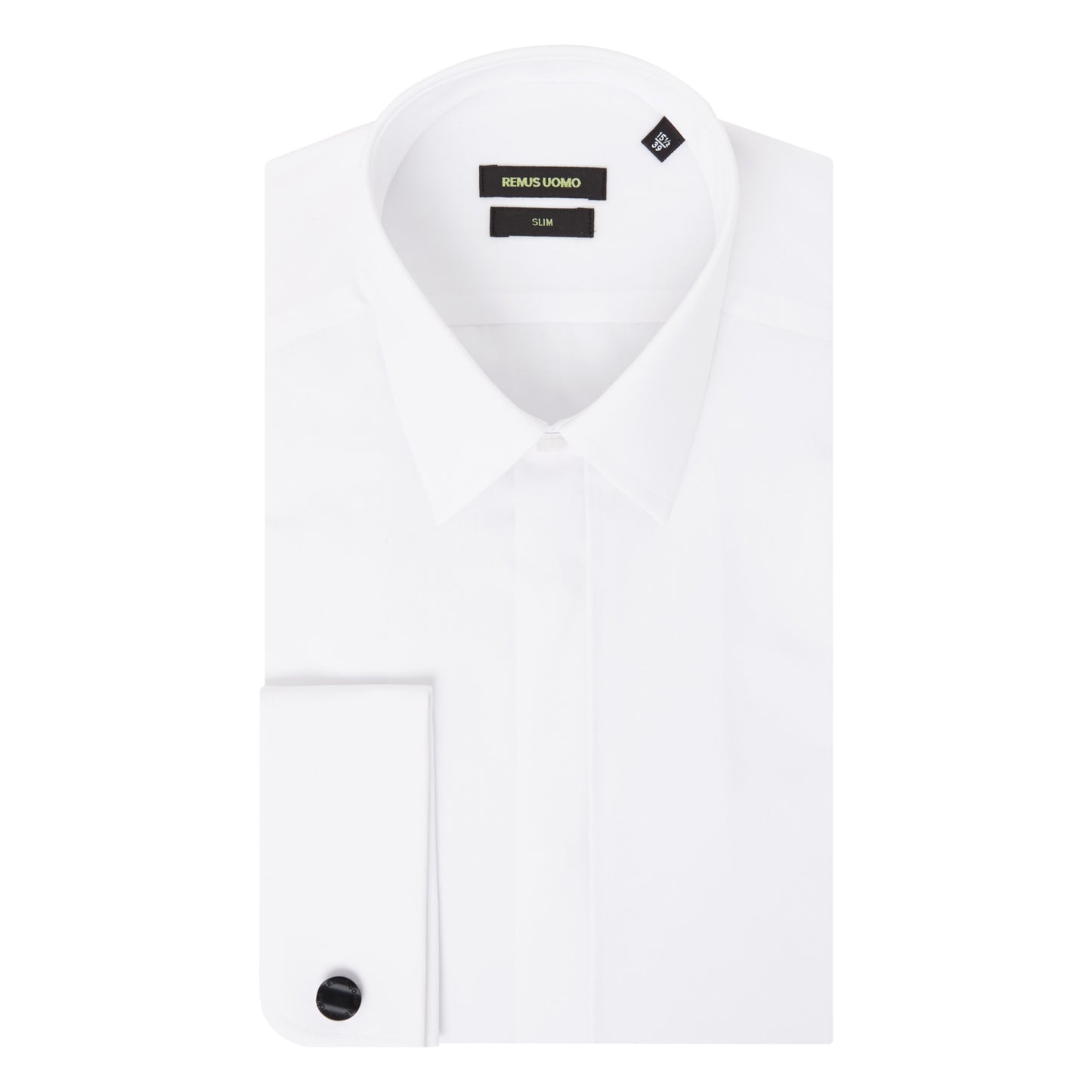 Remus Uomo 17692 01 White Rome/F Ashton Double Cuff Shirt