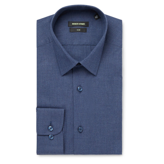 Remus Uomo 18667 78 Navy Rome/Ashton Dress Shirt
