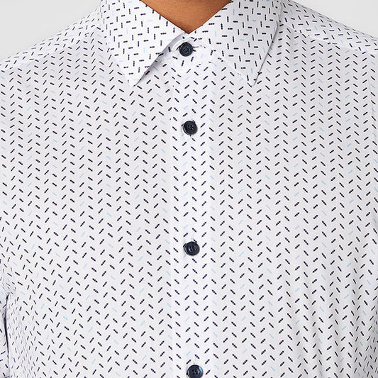Remus Uomo 18671 18 Navy Seville/Parker Dress Shirt