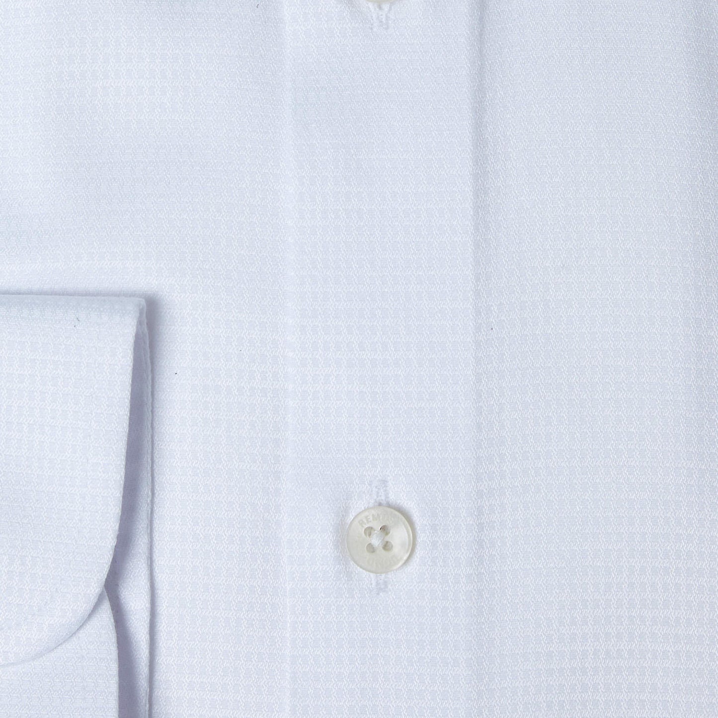 Remus Uomo 18677 01 White Tapered  Long Sleeve Dress Shirt
