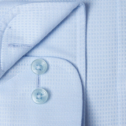 Remus Uomo 18677 21 Light Blue Tapered Long Sleeve Dress Shirt
