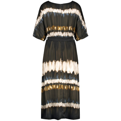 Gerry Weber 880010 31505 5099 Green/Ecru/White Print Woven Dress
