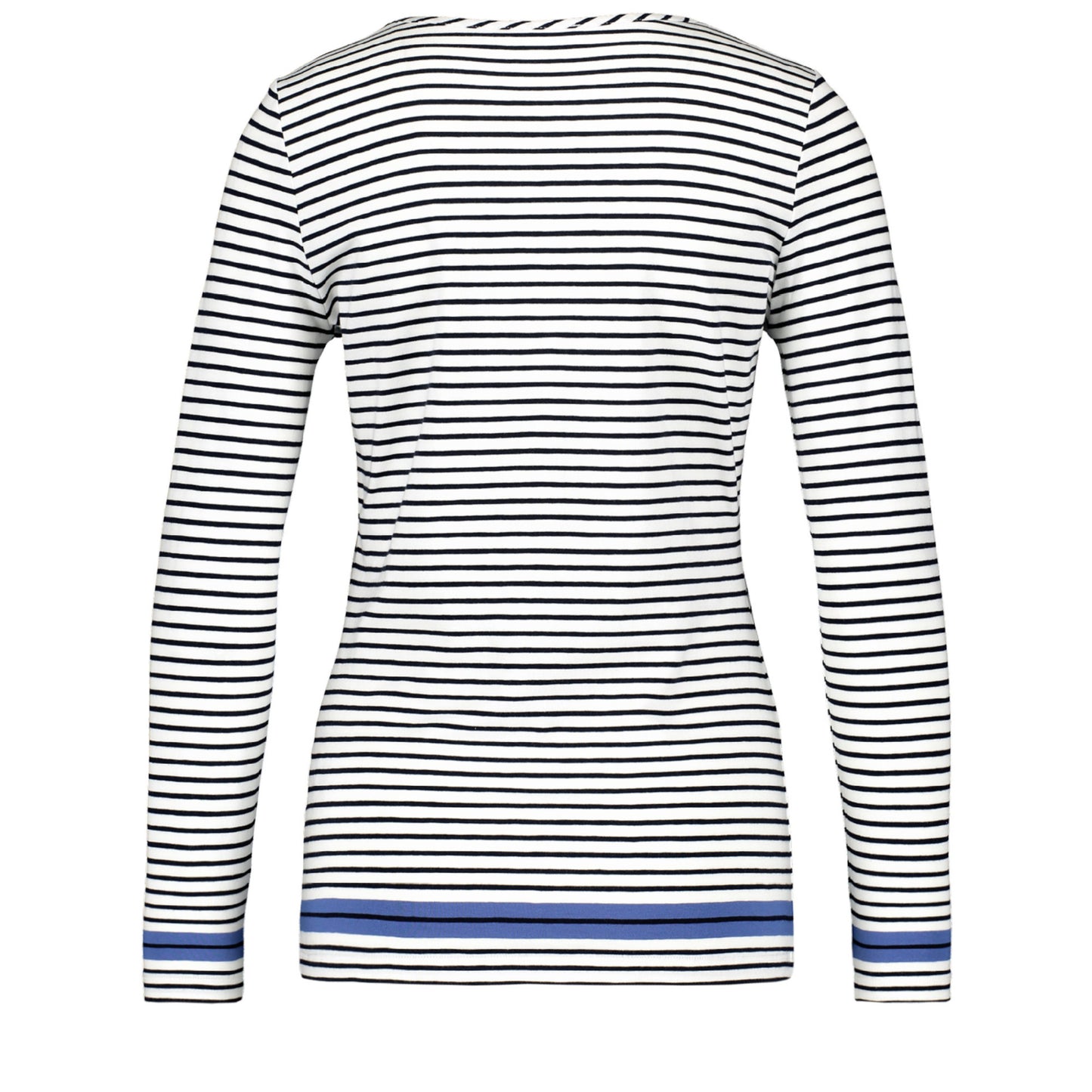 Gerry Weber 977007 35004 8092 Blue/Ecru/White Stripes T-Shirt