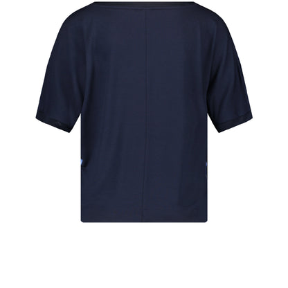 Gerry Weber 870030 44002 8088 Blue Print T-Shirt