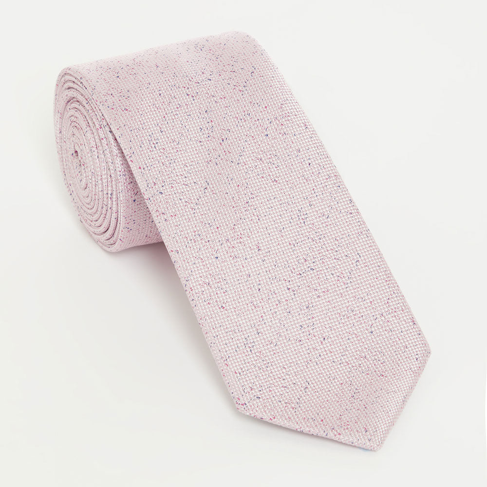 Remus Uomo T7115 62 Melange Pink Silk Tie