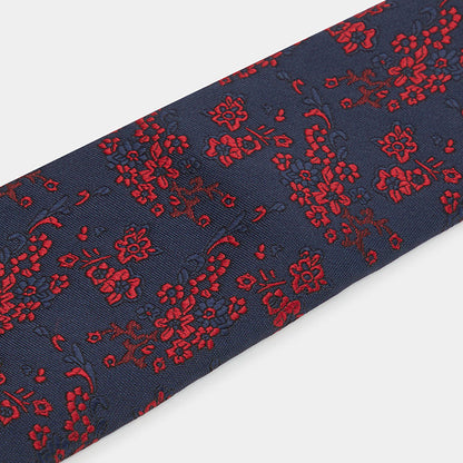 Remus Uomo Tp4747 29 Navy Microfibre Tie & Pocket Square Set