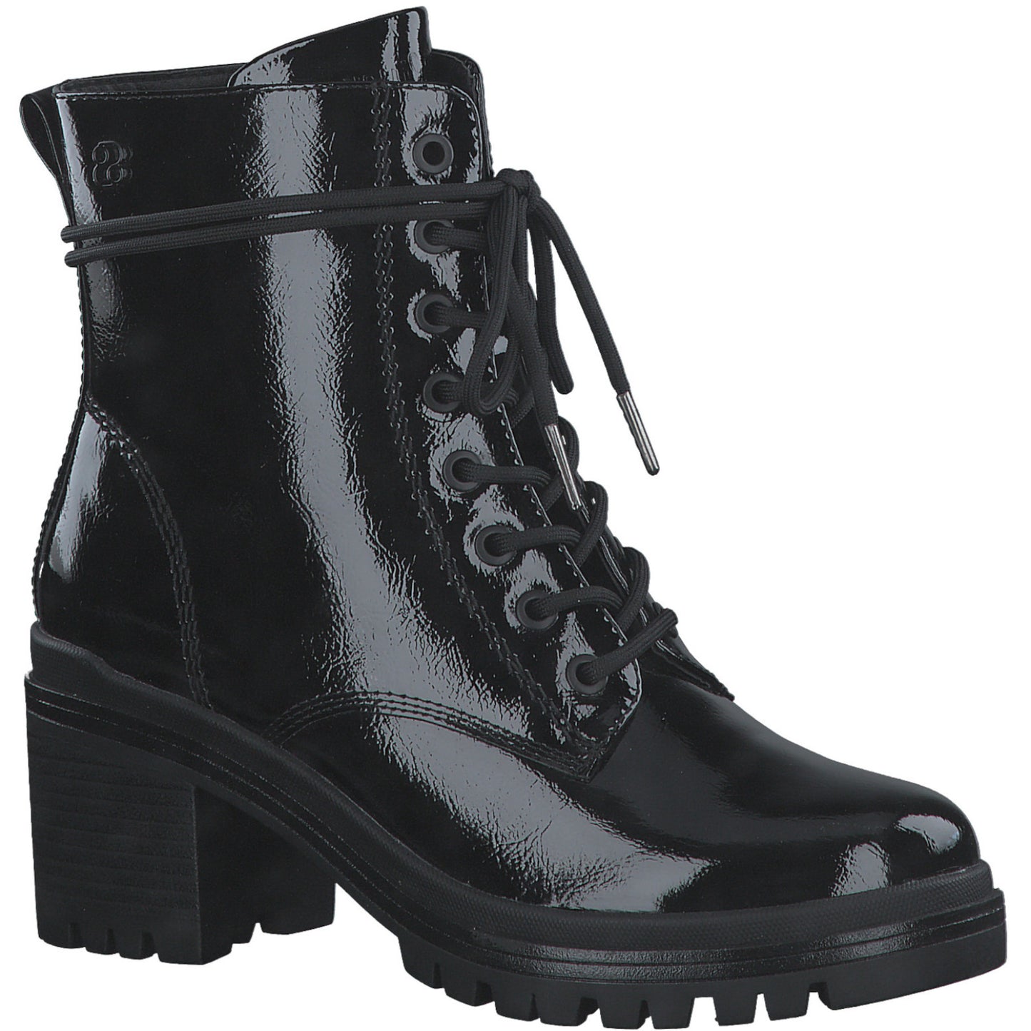 S Oliver 5-25229-41 018 Black Patent Boots