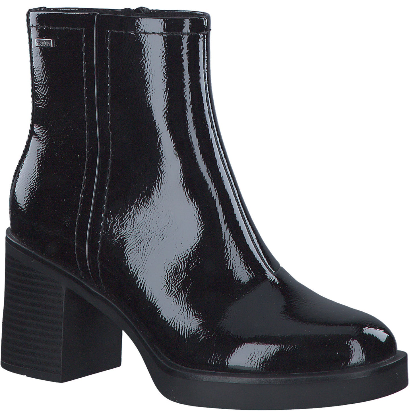 S Oliver 5-25324-41 018 Black Patent Boots